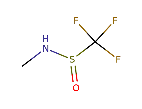 Molecular Structure of 51735-82-1 (Trifluoro-N-methylmethanesulfinamide)