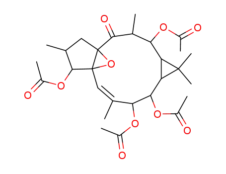 Molecular Structure of 51906-02-6 (ingol-3,7,8,12-tetraacetate)