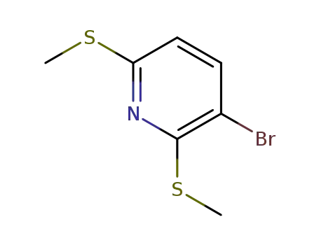 3-bromo-2,6-bis(methylsulfanyl)pyridine