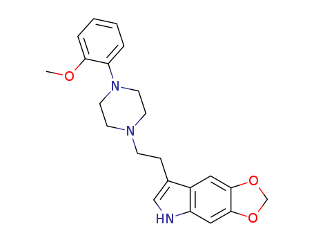 5H-1,3-Dioxolo[4,5-f]indole,7-[2-[4-(2-methoxyphenyl)-1-piperazinyl]ethyl]-