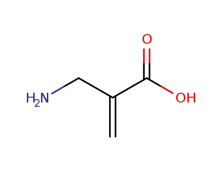 Molecular Structure of 4452-16-8 (2-methylene-beta-alanine)