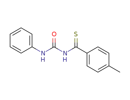 Molecular Structure of 51933-50-7 (4-methyl-N-(phenylcarbamoyl)benzenecarbothioamide)