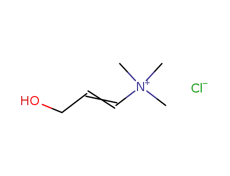 Molecular Structure of 91725-36-9 (N-<3-Hydroxy-1-propenyl>-trimethylammonium)