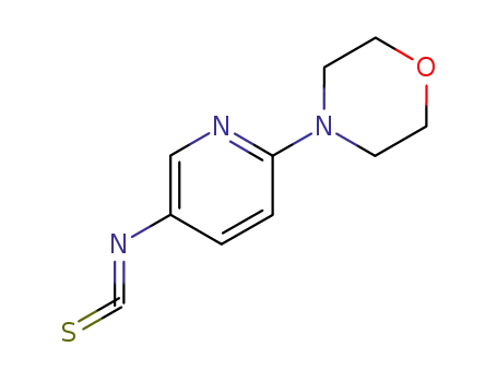 Molecular Structure of 52024-29-0 (6-MORPHOLINO-3-PYRIDINYL ISOTHIOCYANATE)
