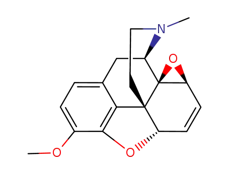 3-methoxy-4,5α,8β,14β-diepoxy-6,7-didehydro-17-methylmorphinan