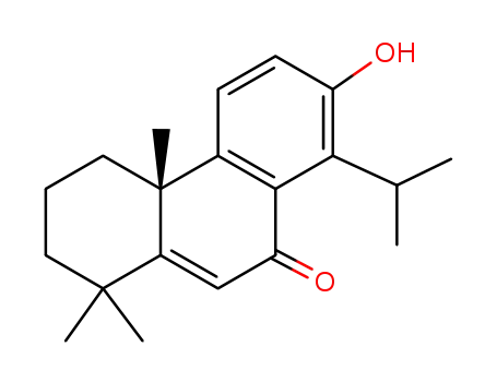Molecular Structure of 3810-52-4 (9(1H)-Phenanthrenone, 2,3,4,4a-tetrahydro-7-hydroxy-1,1,4a-trimethyl-8-(1-methylethyl)-, (4aS)-)