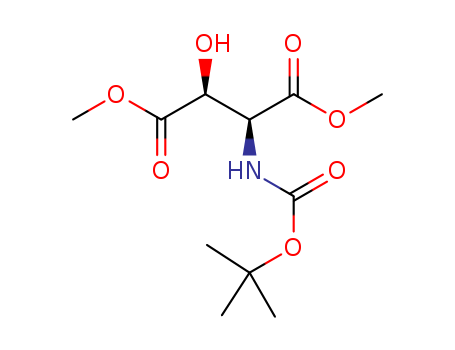 Dimethyl N-tert-Butoxycaronyl-3-hydroxyaspartate, Mixture of Diastereomers
