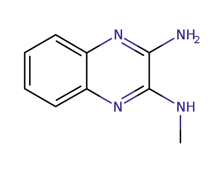 Molecular Structure of 452311-42-1 (2,3-Quinoxalinediamine,N-methyl-(9CI))