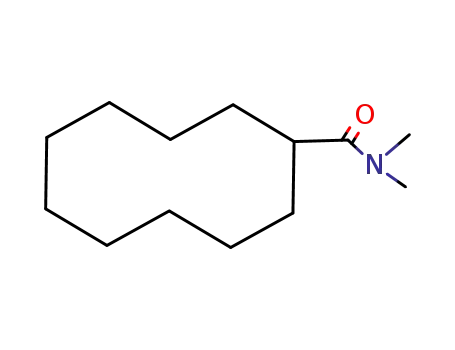 Molecular Structure of 100539-15-9 (N,N-Dimethyl-cyclodecan-carbonsaeure-amid)