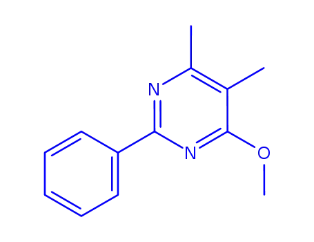Molecular Structure of 380626-95-9 (5,6-dimethyl-2-phenyl-4-pyrimidinyl methyl ether)