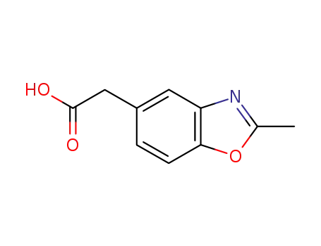Molecular Structure of 38196-01-9 (2-(2-METHYL-1,3-BENZOXAZOL-5-YL)ACETIC ACID)