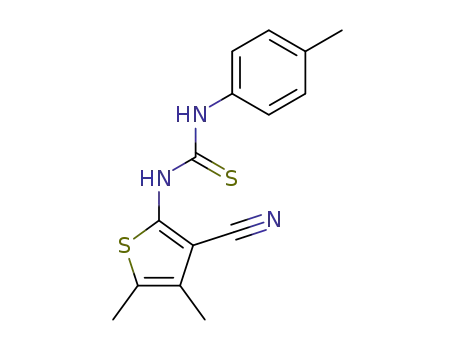 1-(3-Cyano-4,5-dimethyl-thiophen-2-yl)-3-p-tolyl-thiourea