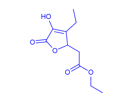 2-Furanacetic acid,3-ethyl-2,5-dihydro-4-hydroxy-5-oxo-, ethyl ester, (2S)-