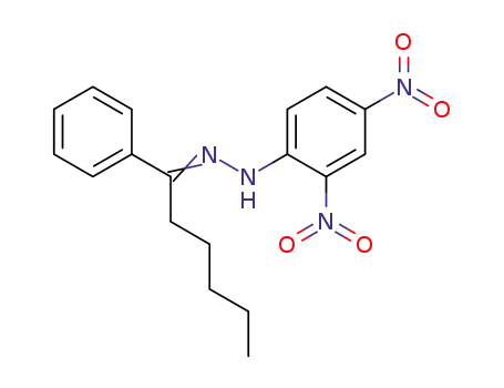 Molecular Structure of 38038-38-9 (1-(2,4-dinitrophenyl)-2-(1-phenylhexylidene)hydrazine)