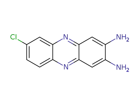 Molecular Structure of 4559-64-2 (2,3-DIAMINO-7-CHLOROPHENAZINE)
