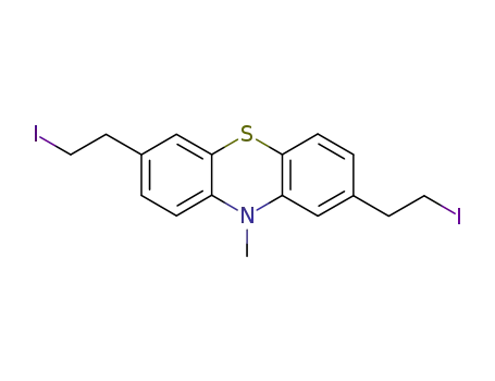 2,7-bis(2-iodoethyl)-10-methyl-10H-phenothiazine