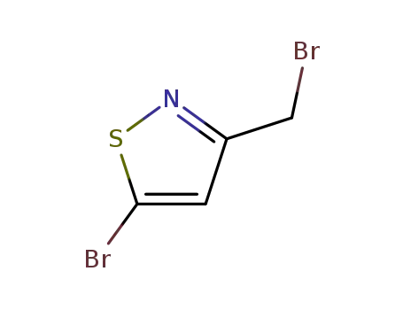 5-bromo-3-(bromomethyl)isothiazole