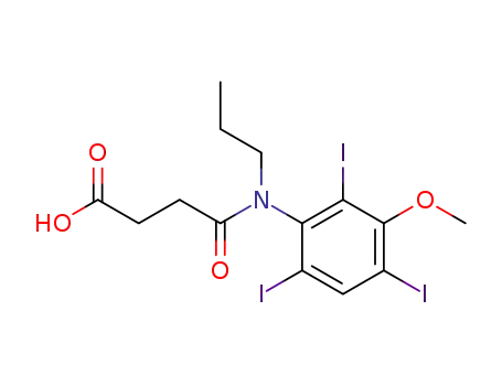 부탄산, 4-옥소-4-(프로필(2,4,6-트리요오도-3-메톡시페닐)아미노)-( 9CI)