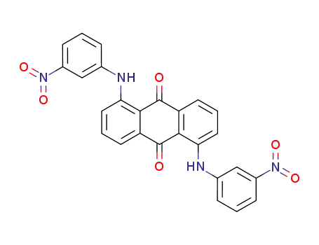 Molecular Structure of 2944-24-3 (1.5-Bis-(m-nitro-phenylamino)-anthrachinon)