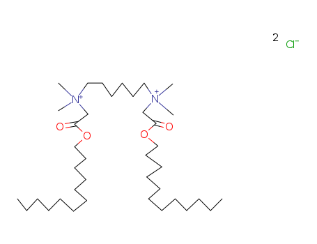 1,6-Hexanediaminium,N,N'-bis[2-(dodecyloxy)-2-oxoethyl]-N,N,N',N'-tetramethyl-, dichloride (9CI)