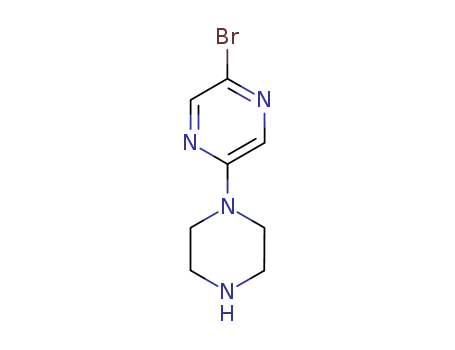 Pyrazine,2-bromo-5-(1-piperazinyl)-