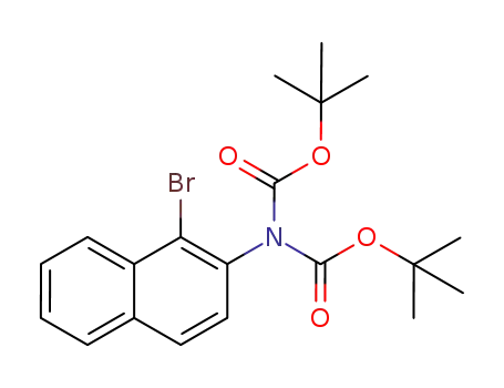 bis(tert-butyl) 1-bromo-2-naphthyldicarbamate