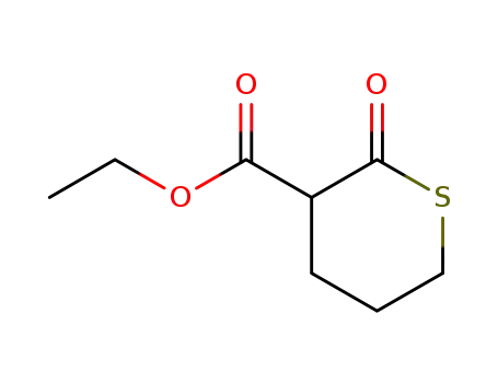 Molecular Structure of 4547-45-9 (ETHYL 2-OXOTHIANE-3-CARBOXYLATE)