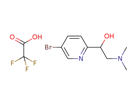 1-(5-bromopyridin-2-yl)-2-(dimethylamino)ethanol TFA salt