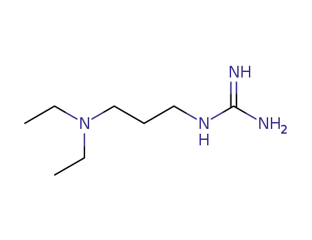 Molecular Structure of 45017-94-5 (N-(3-DIETHYLAMINO-PROPYL)-GUANIDINE)