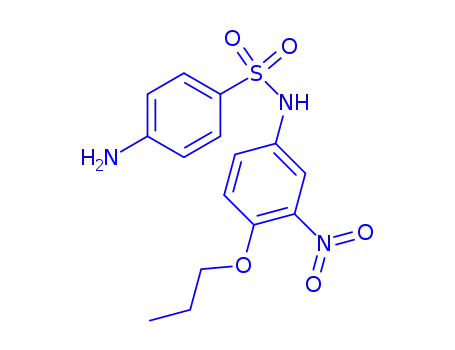 4-amino-N-{3-nitro-4-propoxyphenyl}benzenesulfonamide