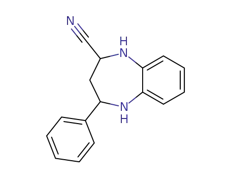 Molecular Structure of 38291-69-9 (4-phenyl-2,3,4,5-tetrahydro-1H-1,5-benzodiazepine-2-carbonitrile)