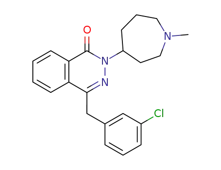 Molecular Structure of 37933-01-0 (4-[(3-Chlorophenyl)Methyl]-2-(hexahydro-1-Methyl-1H-azepin-4-yl)-1(2H)-phthalazinone)