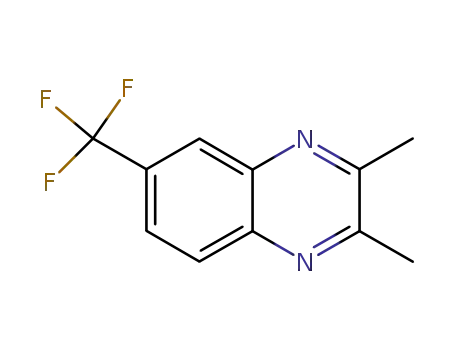 Molecular Structure of 449-72-9 (QUINOXALINE, 2,3-DIMETHYL-6-(TRIFLUOROMETHYL)-)