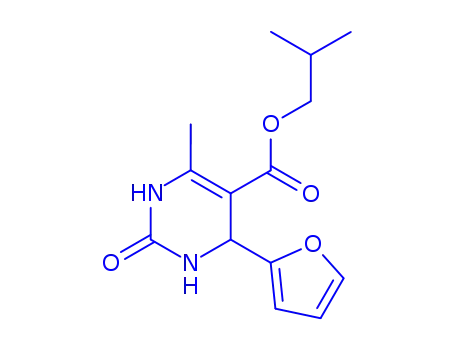 5-Pyrimidinecarboxylicacid,4-(2-furanyl)-1,2,3,4-tetrahydro-6-methyl-2-oxo-,2-methylpropylester(9CI)