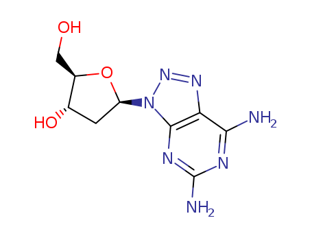 3H-1,2,3-Triazolo[4,5-d]pyrimidine-5,7-diamine,3-(2-deoxy-b-D-erythro-pentofuranosyl)- cas  37113-44-3