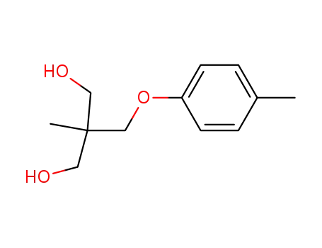 Molecular Structure of 4508-11-6 (2-Methyl-2-[(p-tolyloxy)methyl]-1,3-propanediol)