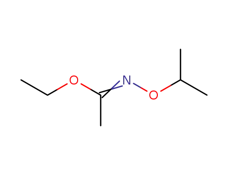 Molecular Structure of 18498-62-9 (<i>N</i>-isopropoxy-acetimidic acid ethyl ester)