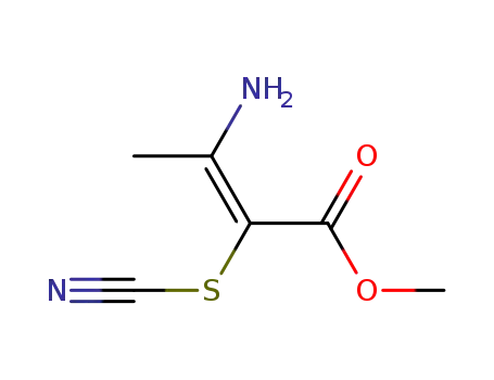 (E)-3-amino-2-thiocyanatobut-2-enoic acid methyl ester