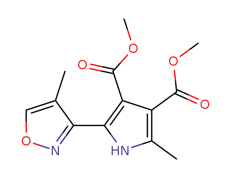 Dimethyl 2-methyl-5-(4-methyl-3-isoxazolyl)pyrrole-3,4-dicarboxylate