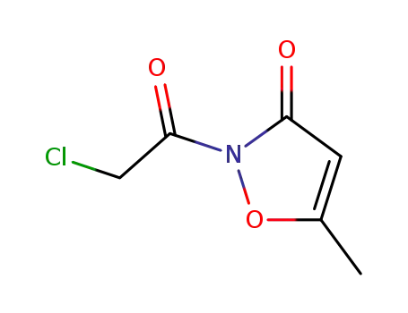 Molecular Structure of 38100-64-0 (2-(CHLOROACETYL)-5-METHYLISOXAZOL-3(2H)-ONE)