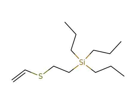 Molecular Structure of 4520-25-6 (2-(Tripropylsilyl)ethyl(vinyl) sulfide)