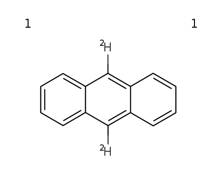 Molecular Structure of 4484-97-3 ((9,10-2H2)Anthracene)