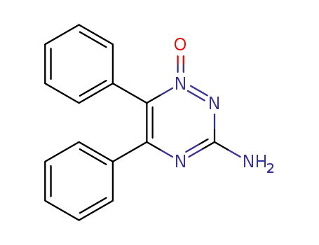 Molecular Structure of 4512-01-0 (3-Amino-5,6-diphenyl-1,2,4-triazine 1-oxide)