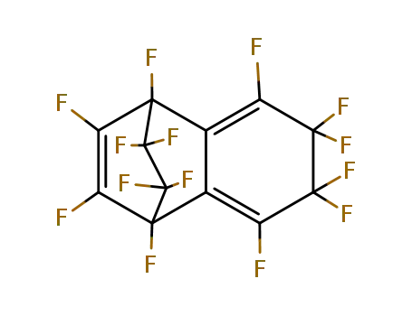Molecular Structure of 37984-91-1 (1,2,3,4,5,6,6,7,7,8,9,9,10,10-Tetradecafluoro-1,4,6,7-tetrahydro-1,4-ethanonaphthalene)