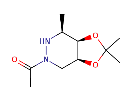 (3S,4R,5S)-1-acetyl-4,5-isopropylidenedioxy-3-methylhexahydropyridazine