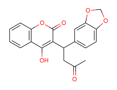 2H-1-Benzopyran-2-one,3-[1-(1,3-benzodioxol-5-yl)-3-oxobutyl]-4-hydroxy-