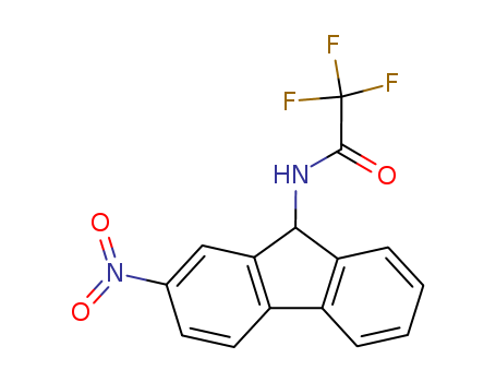 Acetamide,2,2,2-trifluoro-N-(2-nitro-9H-fluoren-9-yl)- cas  4454-83-5