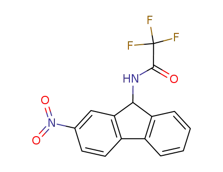 Molecular Structure of 4454-83-5 (2,2,2-trifluoro-N-(2-nitro-9H-fluoren-9-yl)acetamide)