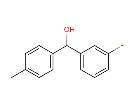 Molecular Structure of 38158-76-8 (3-FLUORO-4'-METHYLBENZHYDROL)