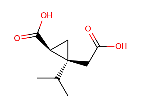 ((1<i>S</i>)-1-isopropyl-2<i>c</i>-carboxy-cyclopropyl-(<i>r</i>))-acetic acid